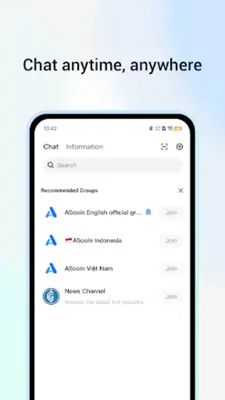 AScoin Wallet Crypto & BTC android App screenshot 1